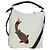 Bolsa de Ombro LOEWE em Couro 2 em 1 Branco Ouro Auth 177982SM Dourado