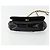 CHANEL COCO Borsa a Spalla Mark Chain Pelle Verniciata Nera Oro CC Auth 177993 Nero D'oro - vista 9