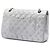 Chanel Medium Classic Iridescent Pelle d'agnello Doppio Ribalta Metallico - vista 2