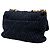 Chanel Grande Chevron Tweed Paillettes 19 con patta Blu - vista 2