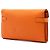 Cartera Larga Kelly en Chevre Mysore de Hermès Naranja - vista 2
