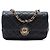 Chanel Matelassé Pelle di Pecora Turn e Lock con Patta Nero