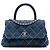 Coco Handle Borsa Chanel Small Matelassé Jean Coco con manico superiore Blu