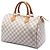 Louis Vuitton Damier Azur Speedy 30 Bianco - vista 2