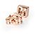 Autre Marque Brinco de Diamante Rosa Fancy em Ouro Rosa 14K (0,16 CT Rosa/I1) - vista 2