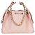 Borsa hobo Chanel 25 in caviar trapuntato rosa - vista 2