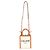 Céline Bolsa Cabas Mini Vertical em Lona Natural e Couro de Bezerro Celine Bege - vista 5
