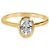 Autre Marque 1 ctw Ring aus gelbem Gold mit lab-grown Diamant