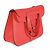 Hermès Rose Texas Clemence Halzan 25 PHW Rosa - vista 4