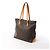 Borsa a Spalla Cabas Mezzo Monogram Louis Vuitton in Marrone M51151 - vista 2