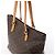 Borsa a Spalla Cabas Mezzo Monogram Louis Vuitton in Marrone M51151 - vista 3