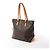 Borsa a Spalla Cabas Mezzo Monogram Louis Vuitton in Marrone M51151 - vista 4