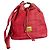 Borsa a secchiello Balenciaga in pelle trapuntata rossa Rosso