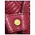 Borsa a secchiello Balenciaga in pelle trapuntata rossa Rosso - vista 11