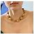 Autre Marque Halskette Serge Breton Crumpled Mechanical Collection Gold Golden - Ansicht 2