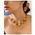 Autre Marque Halskette Serge Breton Crumpled Mechanical Collection Gold Golden - Ansicht 3