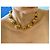 Autre Marque Halskette Serge Breton Crumpled Mechanical Collection Gold Golden - Ansicht 5