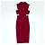 Autre Marque Cushnie et Ochs Rotes Skulpturales Midi-Kleid - Ansicht 3