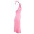 Rosa fließendes Halterneck-Kleid Class Roberto Cavalli Pink - Ansicht 2