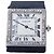 Reloj rectangular Cartier de los años 1920 Art Déco engastado con diamantes Negro
