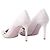 Pumps in suede con tagli a onda di Prada Carne - vista 3