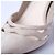 Pumps in suede con tagli a onda di Prada Carne - vista 5