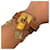 Hermès Swift O'Kelly Double Tour Bracelet T2 Gold Brown  - view 6