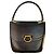 Céline Borsa a mano Celine in pelle liscia nera Nero