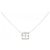 Autre Marque Collana in diamante in oro bianco Au750 Argento