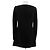 Courreges Schwarzes Viscose Kleid - Ansicht 2