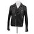 Coach Perfecto Lederjacke Schwarz