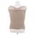 Escada Top sin mangas con perlas Beige  - vista 2