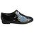 Autre Marque Sapatos Derby em couro envernizado Virreina 1958 Preto