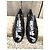 Autre Marque Sapatos Derby em couro envernizado Virreina 1958 Preto - vista 3