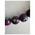 Autre Marque Collana Sobral Perle Viola Motivi Geometrici Multicolore Porpora Viola scuro - vista 4