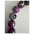 Autre Marque Collana Sobral Perle Viola Motivi Geometrici Multicolore Porpora Viola scuro - vista 5