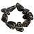 Autre Marque Bracciale Sobral in resina Marrone Nero Multicolore