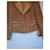 Yves Saint Laurent Blazer Cropped de Camurça Marrom  - vista 4