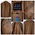 Autre Marque Route 66 Chaqueta Cuero Beige 90s Castaño - vista 4