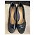 Clarks Artisan Décolleté in Camoscio Marrone e Vernice Nera Nero - vista 4