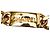 Chanel Gold Plated CC Medaillon Kettengürtel Golden - Ansicht 3