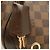 Louis Vuitton Marrone Damier Ebene Verona PM - vista 6