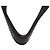 Borsa a tracolla in pelle nera New Wave Heart di Louis Vuitton Nero - vista 9