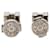 Hermès Green Palladium Plated Enamel Cage dH Cube Push Back Earrings Light green  - view 2