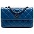 Chanel Blu Medio Pelle di Agnello Trapuntata Trendy CC