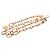 Chanel Gold Plated CC Medaillon Kettengürtel Golden