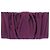 Salvatore Ferragamo Clutch Gancini in satin viola con catena Ferragamo Porpora Viola scuro - vista 2