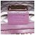 Salvatore Ferragamo Clutch Gancini in satin viola con catena Ferragamo Porpora Viola scuro - vista 6