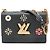 Louis Vuitton Nero Epi Fiori Meccanici Twist MM