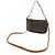Borsa Pochette Accessoires Monogram Louis Vuitton Marrone - vista 3